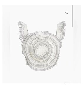 Elliatt Joviality Rosette Crop Top in Ivory